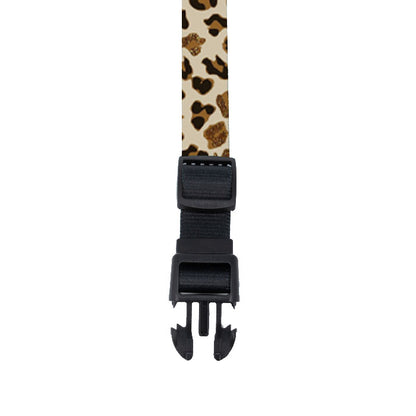 Collar mascota animal print PERSONALIZABLE