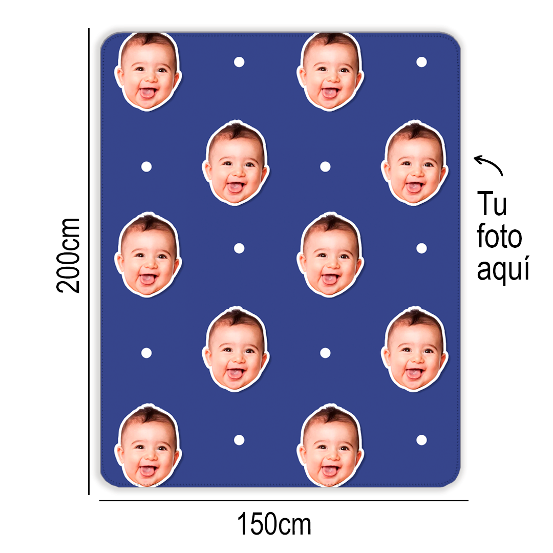 Manta sherpa personalizada - Dia del padre