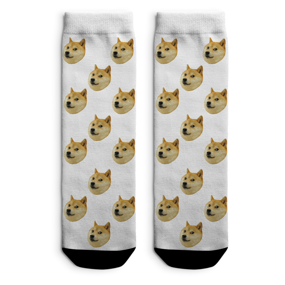 CALCETINES DISEÑO SHIBA INU DOGUE