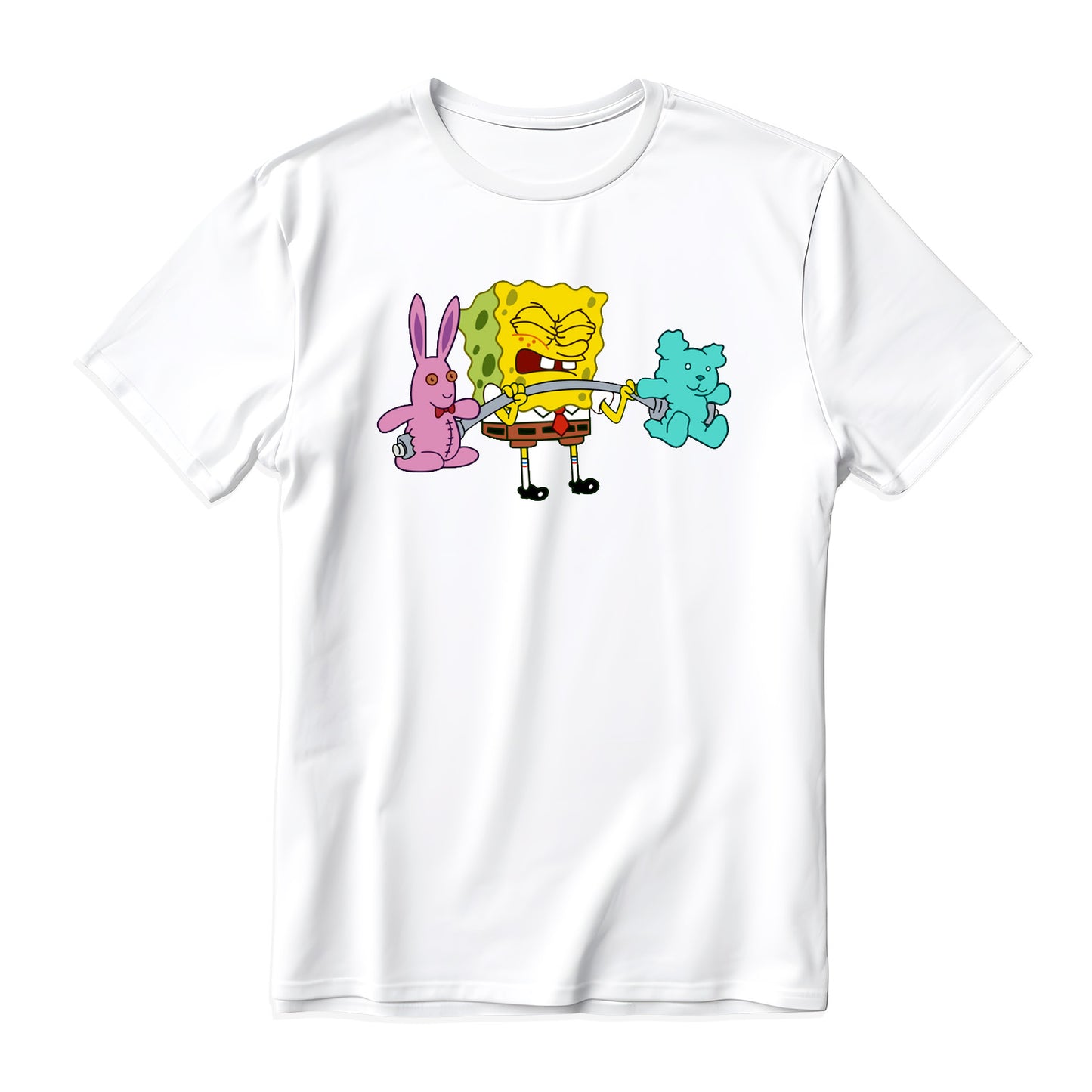 POLERA BOB ESPONJA GYM PESAS