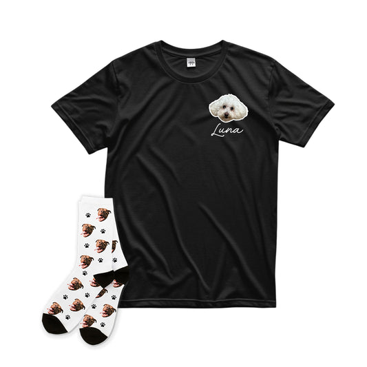 POLERA PERSONALIZADA + CALCETINES MASCOTA