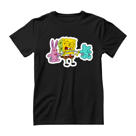 POLERA BOB ESPONJA GYM PESAS